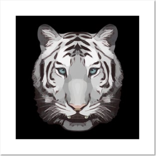 Tiger face hipster wild animals Posters and Art